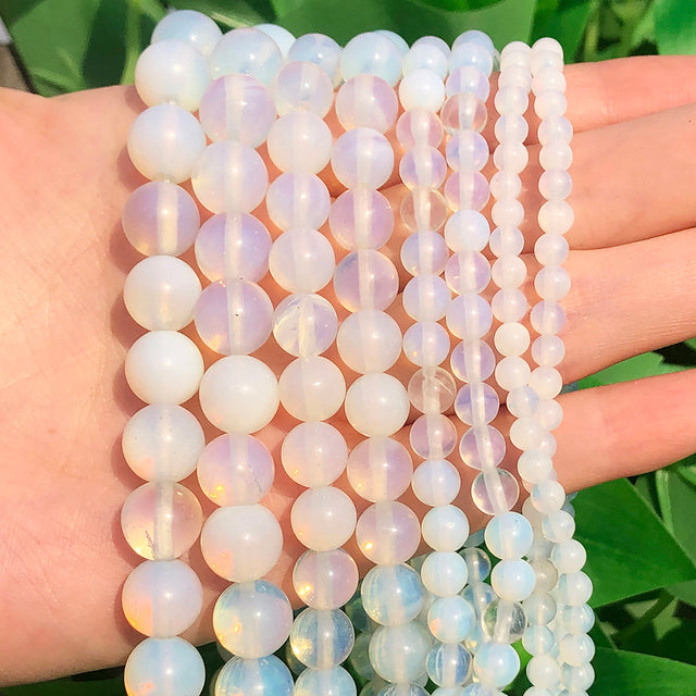 Natural Stone White Black Dull Polish Matte Onyx Agates Smooth Round Beads for Jewelry Making DIY Bracelet 15" Strand 4-12mm