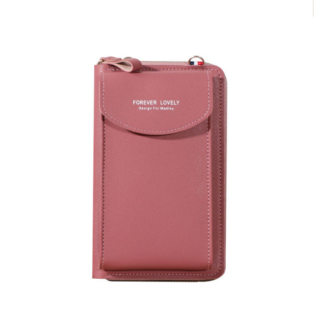 Wallet Women Multifunctional Mobile Touch Screen Phone Clutch Bag Ladies Purse Large Capacity Travel Card Holder Passport Cover