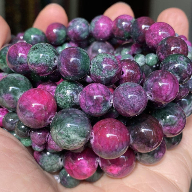Natural Stone Beads 4 6 8 10mm Tiger Eye Lava Amazonite Turquoises Agates Jaspers Beads For Jewelry Making DIY Bracelet Necklace