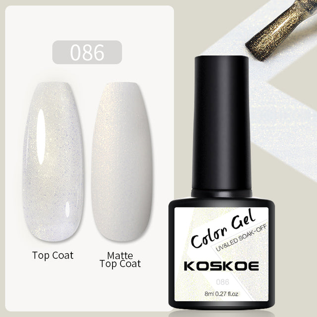 KOSKOE Nail Gel Polish Spring Summer Color Varnishes Glitter Sequins Soak Off Semi Permanant UV LED Nail Art Hybrid Lacquers
