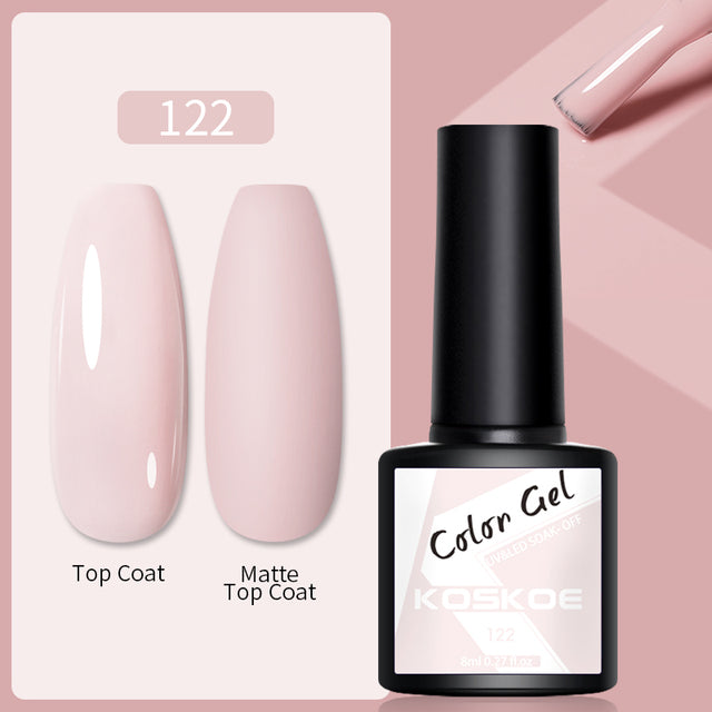 KOSKOE Nail Gel Polish Spring Summer Color Varnishes Glitter Sequins Soak Off Semi Permanant UV LED Nail Art Hybrid Lacquers