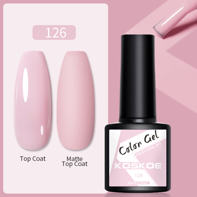 KOSKOE Nail Gel Polish Spring Summer Color Varnishes Glitter Sequins Soak Off Semi Permanant UV LED Nail Art Hybrid Lacquers