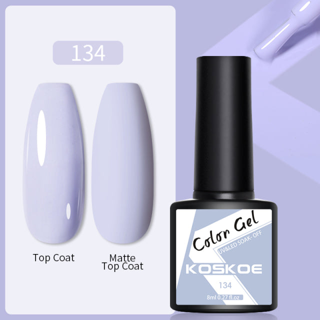 KOSKOE Nail Gel Polish Spring Summer Color Varnishes Glitter Sequins Soak Off Semi Permanant UV LED Nail Art Hybrid Lacquers