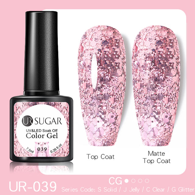 KOSKOE Nail Gel Polish Spring Summer Color Varnishes Glitter Sequins Soak Off Semi Permanant UV LED Nail Art Hybrid Lacquers