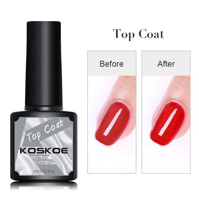 KOSKOE Nail Gel Polish Spring Summer Color Varnishes Glitter Sequins Soak Off Semi Permanant UV LED Nail Art Hybrid Lacquers