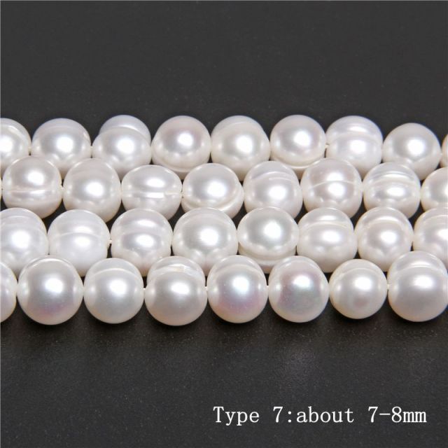 Real Natural Pearls Beads Freshwater Pearl Bead Baroque Loose Perles For DIY Craft Bracelet Necklace Jewelry Making 14" strand