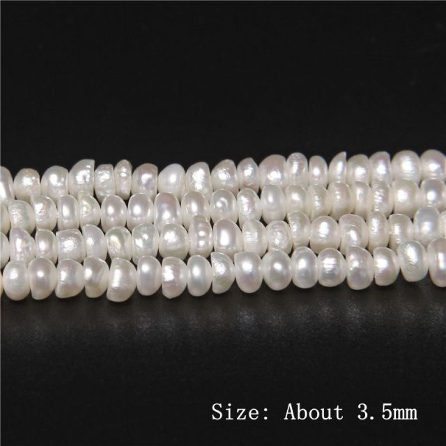 Real Natural Pearls Beads Freshwater Pearl Bead Baroque Loose Perles For DIY Craft Bracelet Necklace Jewelry Making 14" strand