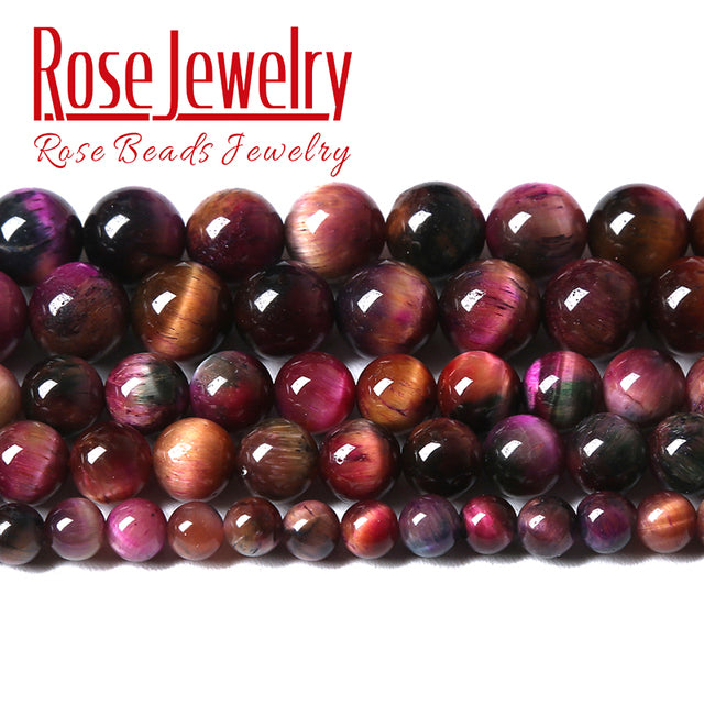 Natural Stone AAAAA Quality Blue Tiger Eye Agates Round Loose Beads 15" 4 6 8 10 12 14 MM Pick Size For Jewelry Making