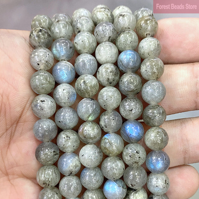Natural Multicolor Blue Tiger Eye Stone Diy Charm Bracelet Earrings Loose Round Beads for Jewelry Making 15" Strand 6/8/10MM