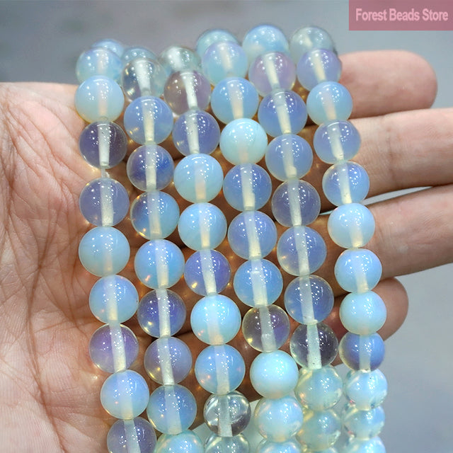 Natural Multicolor Blue Tiger Eye Stone Diy Charm Bracelet Earrings Loose Round Beads for Jewelry Making 15" Strand 6/8/10MM