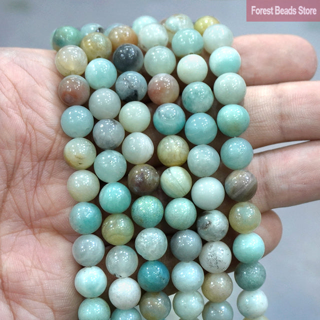 Natural Multicolor Blue Tiger Eye Stone Diy Charm Bracelet Earrings Loose Round Beads for Jewelry Making 15" Strand 6/8/10MM