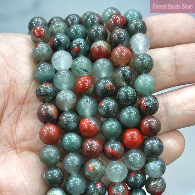 Natural Multicolor Blue Tiger Eye Stone Diy Charm Bracelet Earrings Loose Round Beads for Jewelry Making 15" Strand 6/8/10MM