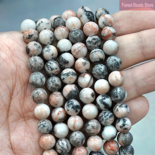 Natural Multicolor Blue Tiger Eye Stone Diy Charm Bracelet Earrings Loose Round Beads for Jewelry Making 15" Strand 6/8/10MM