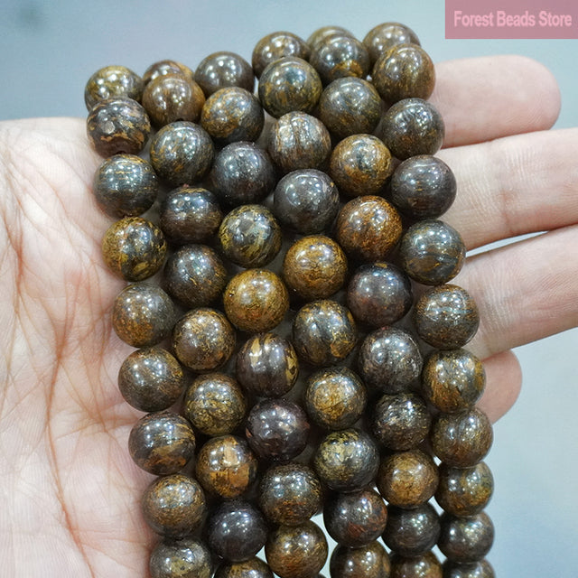 Natural Multicolor Blue Tiger Eye Stone Diy Charm Bracelet Earrings Loose Round Beads for Jewelry Making 15" Strand 6/8/10MM