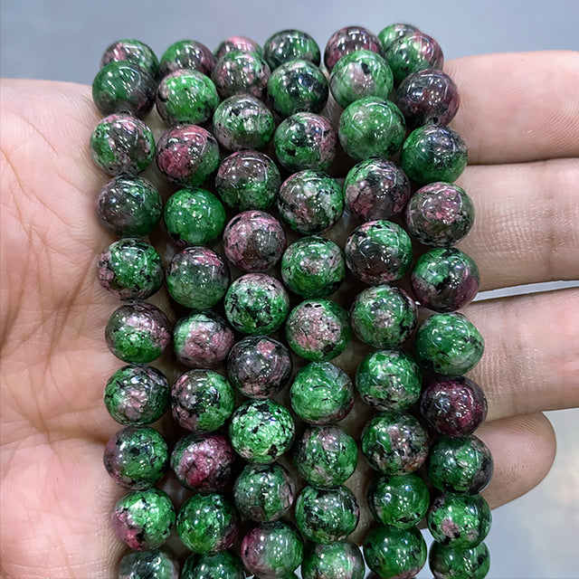 Natural Multicolor Blue Tiger Eye Stone Diy Charm Bracelet Earrings Loose Round Beads for Jewelry Making 15" Strand 6/8/10MM