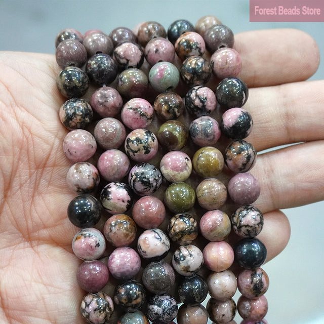 Natural Multicolor Blue Tiger Eye Stone Diy Charm Bracelet Earrings Loose Round Beads for Jewelry Making 15" Strand 6/8/10MM