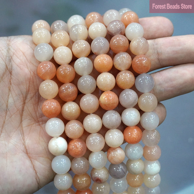 Natural Multicolor Blue Tiger Eye Stone Diy Charm Bracelet Earrings Loose Round Beads for Jewelry Making 15" Strand 6/8/10MM