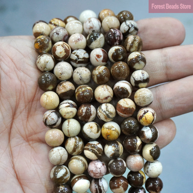 Natural Multicolor Blue Tiger Eye Stone Diy Charm Bracelet Earrings Loose Round Beads for Jewelry Making 15" Strand 6/8/10MM