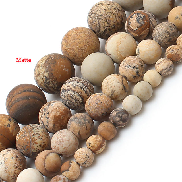 Wholesale 4-14mm Natural Black Volcanic Lava Stone Round Beads 15" Pick Size For Jewelry Making diy Bracelet