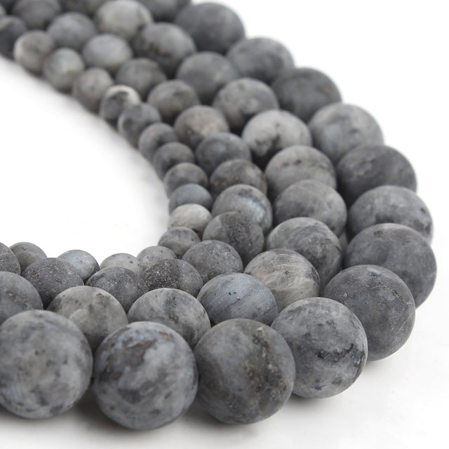 Wholesale 4-14mm Natural Black Volcanic Lava Stone Round Beads 15" Pick Size For Jewelry Making diy Bracelet