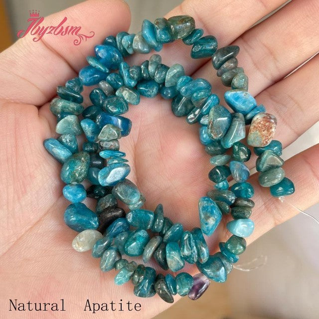 4-7mm Natural amethysts Apatite Freeform Chip Stone Seed Beads For DIY Necklace Bracelet Xmas Jewelry Making 16" Free shipping