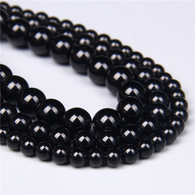 Natural orange agates Stone Beads Smooth Striped Agates Round stone loose spacer beads For Jewelry Making Diy Bracelets handmade