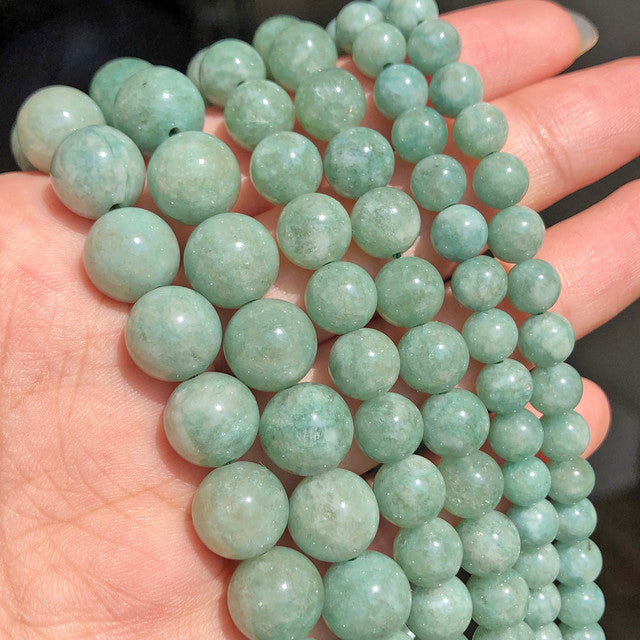 Wholesale Jades Chalcedony Beads Natural Stone Bedas for Jewelry Making Loose Spacer Round Beads DIY Necklace Bracelet 15inch