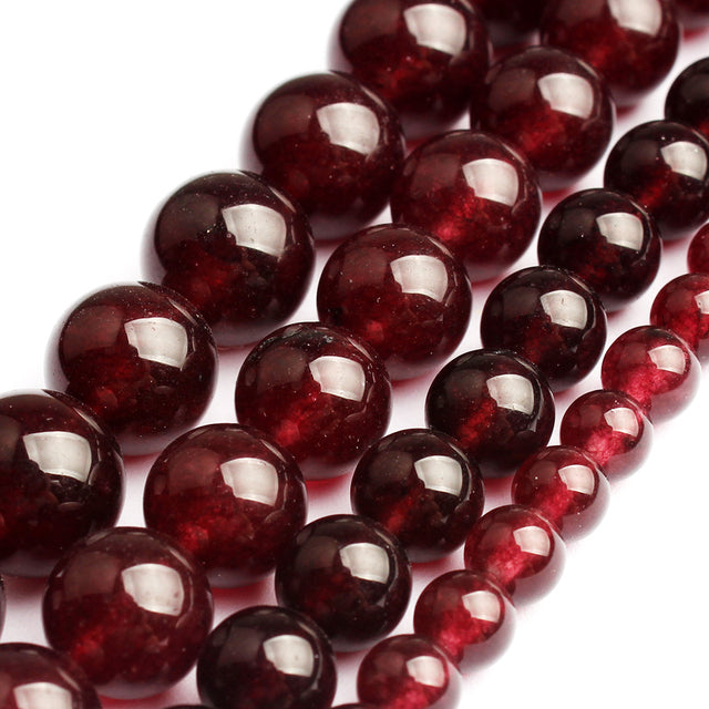 Wholesale Jades Chalcedony Beads Natural Stone Bedas for Jewelry Making Loose Spacer Round Beads DIY Necklace Bracelet 15inch