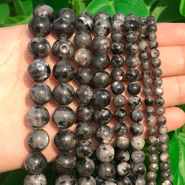 Natural Stone White Black Dull Polish Matte Onyx Agates Smooth Round Beads for Jewelry Making DIY Bracelet 15" Strand 4-12mm