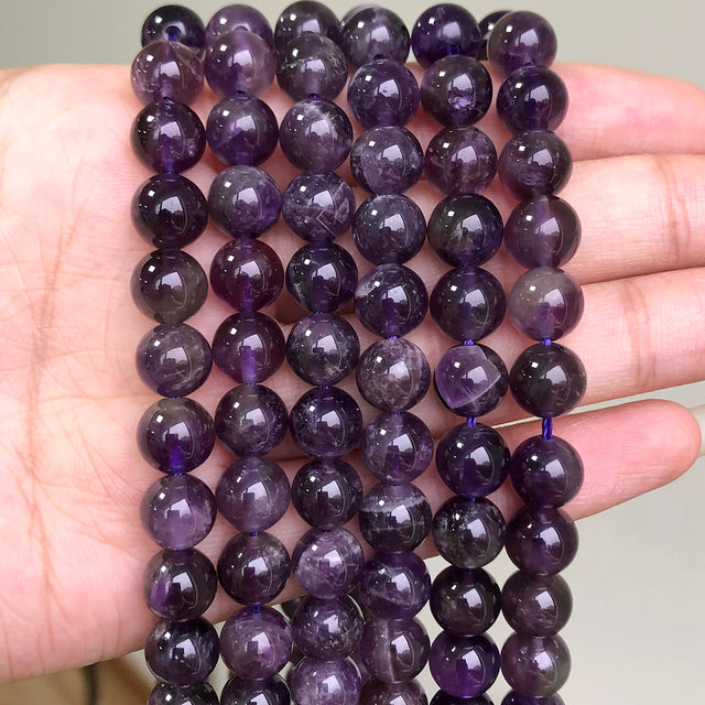 Wholesale 4-14mm Natural Black Volcanic Lava Stone Round Beads 15" Pick Size For Jewelry Making diy Bracelet