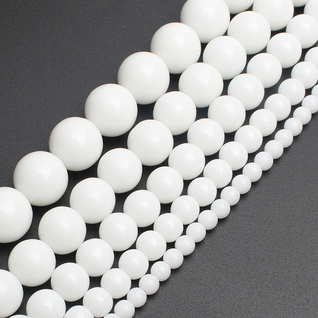 Wholesale 4-14mm Natural Black Volcanic Lava Stone Round Beads 15" Pick Size For Jewelry Making diy Bracelet