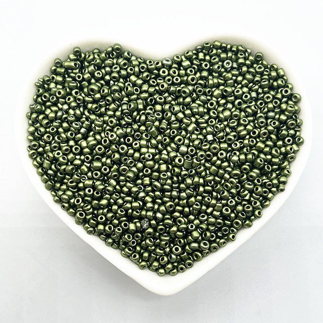 15g 2mm 3mm 4mm Effect of The Lacquer That Bake Charm Czech Glass Seed Beads DIY Bracelet Beads for Jewelry Making Accessories