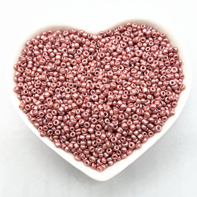 15g 2mm 3mm 4mm Effect of The Lacquer That Bake Charm Czech Glass Seed Beads DIY Bracelet Beads for Jewelry Making Accessories