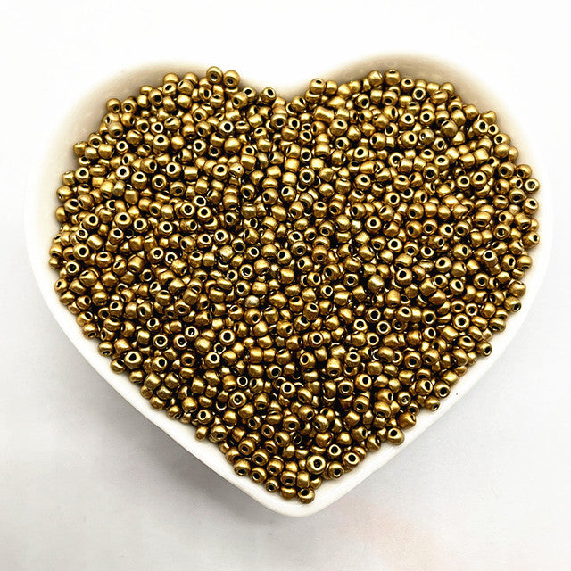 15g 2mm 3mm 4mm Effect of The Lacquer That Bake Charm Czech Glass Seed Beads DIY Bracelet Beads for Jewelry Making Accessories