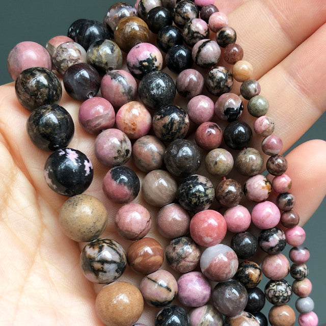 Natural Stone Dark Blue Chalcedony Jades Beads Round Loose Spacer Beads For Jewelry Making 4/6/8/10/12mm DIY Handmade Bracelets