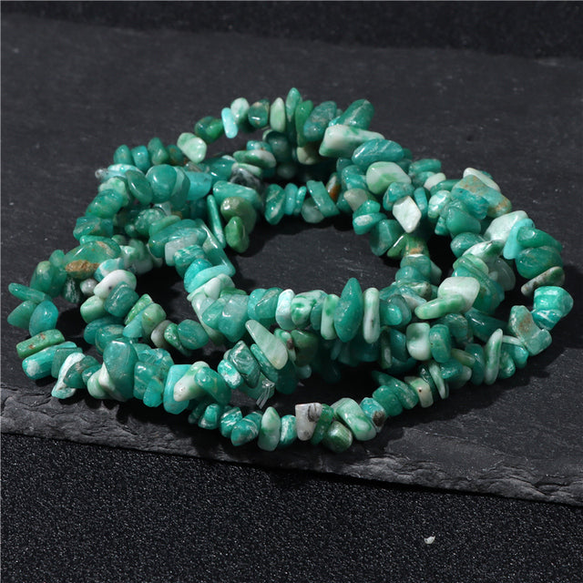 Natural Lapis Opal Quartz Fluorite Amethys Freeform Chip Stone Beads For Christmas Gift DIY Necklace Bracelet Jewelry Making 15"