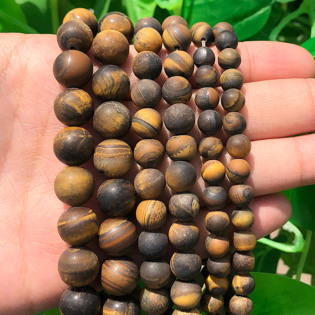 Natural Minerals Stone Matte Dull Polish Pink Zebra Jaspers Howlite Agates Beads for Jewelry Making DIY Bracelet 4-12mm Loose