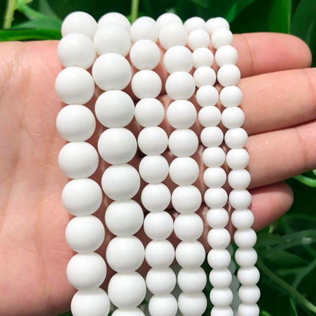 Natural Minerals Stone Matte Dull Polish Pink Zebra Jaspers Howlite Agates Beads for Jewelry Making DIY Bracelet 4-12mm Loose