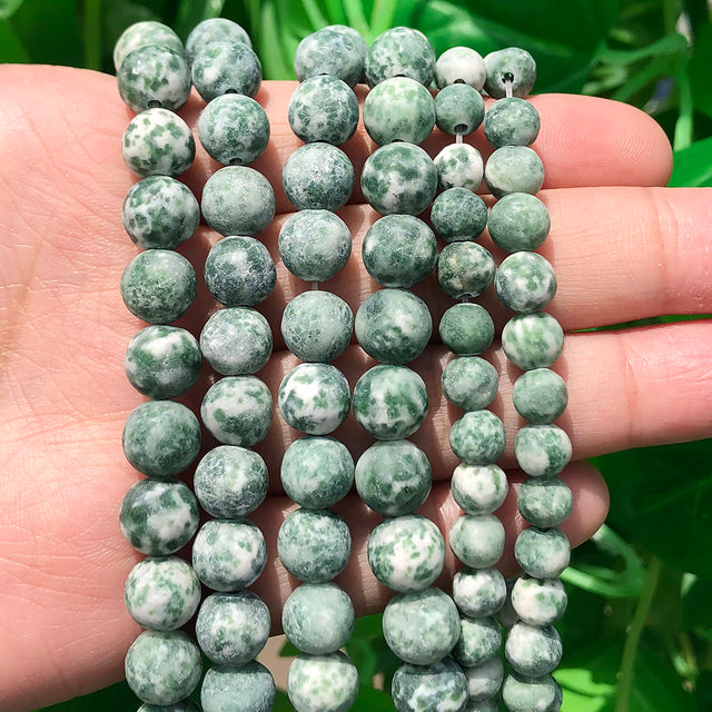 Natural Minerals Stone Matte Dull Polish Pink Zebra Jaspers Howlite Agates Beads for Jewelry Making DIY Bracelet 4-12mm Loose