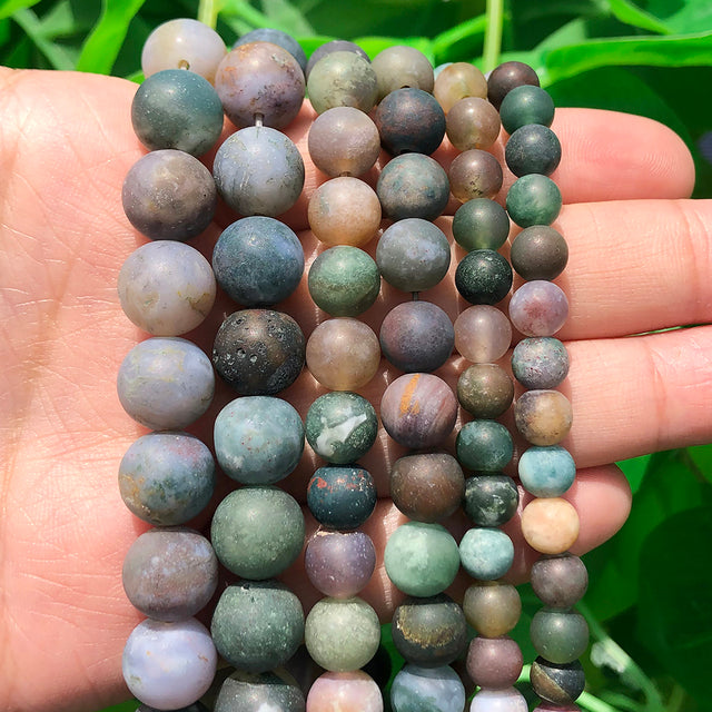 Natural Minerals Stone Matte Dull Polish Pink Zebra Jaspers Howlite Agates Beads for Jewelry Making DIY Bracelet 4-12mm Loose