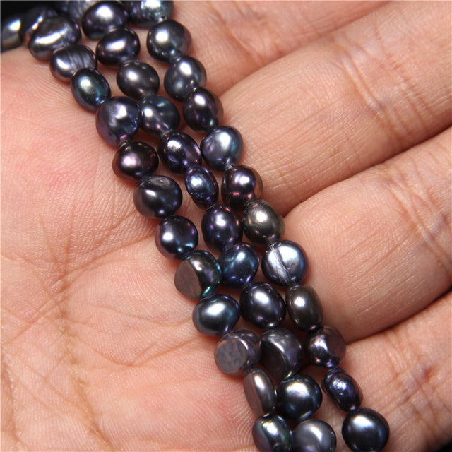 Real Natural Pearls Beads Freshwater Pearl Bead Baroque Loose Perles For DIY Craft Bracelet Necklace Jewelry Making 14" strand