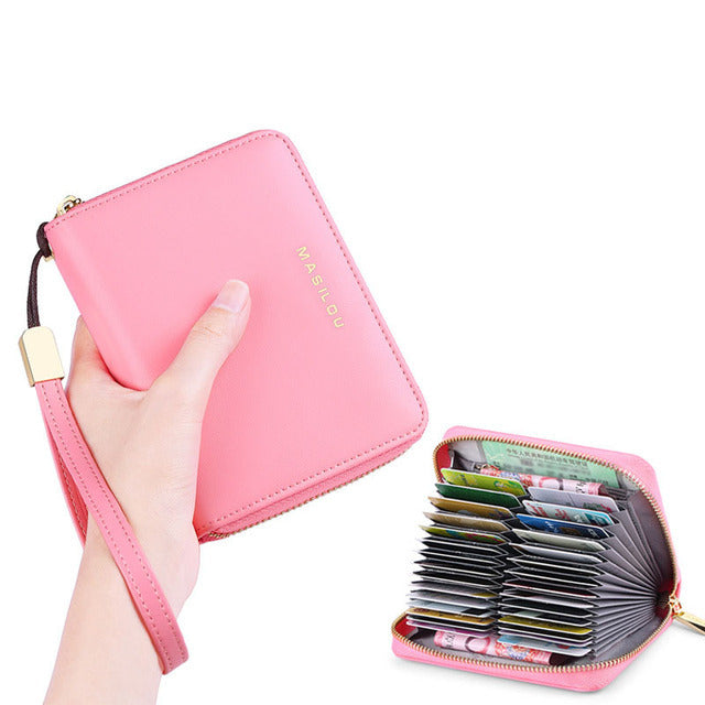 Women's Long Zipper Wallet Genuine Leather Wallets for Women RFID Blocking Clutch Bag Credit Card Holder Bag Purses Wallet Men