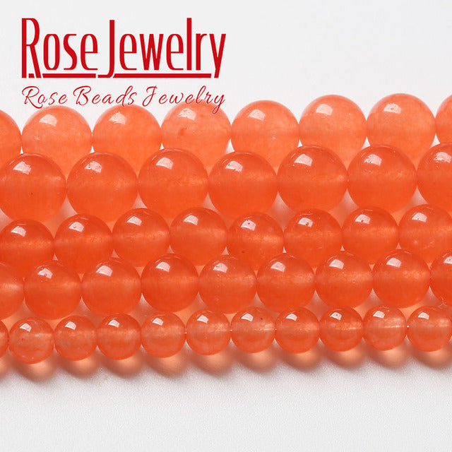 Wholesale Smooth Garnet Red Glass Crystal Round Loose Beads 15" Strand 4 6 8 10 12 mm For Jewelry Making Diy Bracelet Necklace
