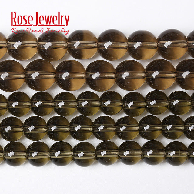 Wholesale Smooth Garnet Red Glass Crystal Round Loose Beads 15" Strand 4 6 8 10 12 mm For Jewelry Making Diy Bracelet Necklace