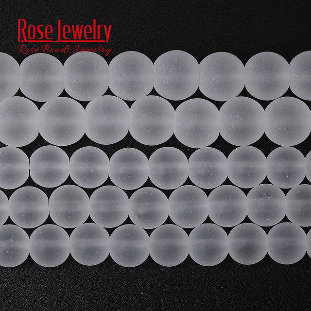 Wholesale Smooth Garnet Red Glass Crystal Round Loose Beads 15" Strand 4 6 8 10 12 mm For Jewelry Making Diy Bracelet Necklace