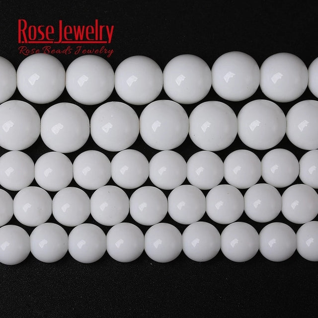Wholesale Smooth Garnet Red Glass Crystal Round Loose Beads 15" Strand 4 6 8 10 12 mm For Jewelry Making Diy Bracelet Necklace