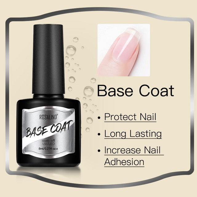 ROSALIND Poly UV Nail Extension Gel Art Design Nail Supplies For Professionals Semi Permanent Varnishe Builder Nails Glue15ML