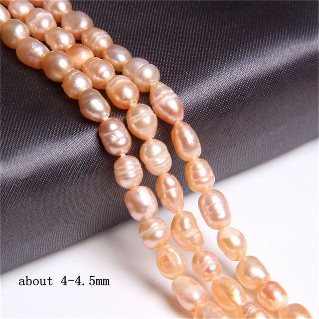Real Natural Pearls Beads Freshwater Pearl Bead Baroque Loose Perles For DIY Craft Bracelet Necklace Jewelry Making 14" strand