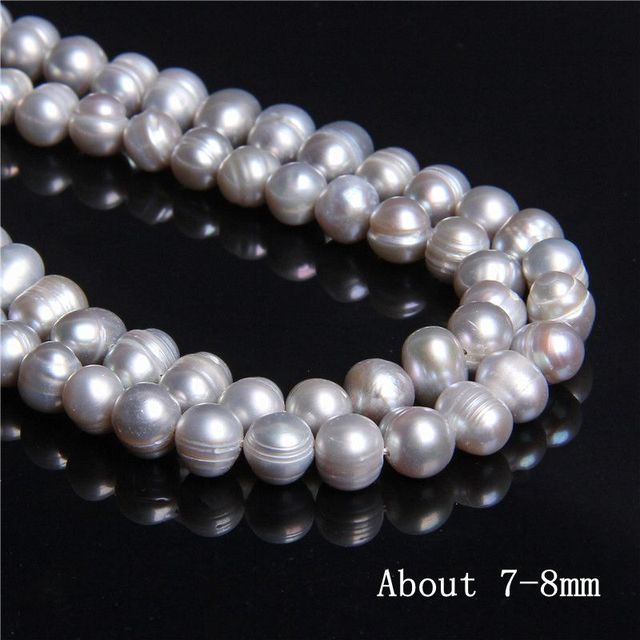 Real Natural Pearls Beads Freshwater Pearl Bead Baroque Loose Perles For DIY Craft Bracelet Necklace Jewelry Making 14" strand