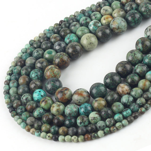 Wholesale Natural Stone Beads Red Howlite Turquoises Round Loose Beads for Jewelry Making DIY Bracelets Necklace 4/6/8/10/12mm